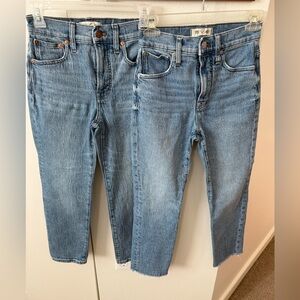 Madewell perfect vintage jean 23P x2